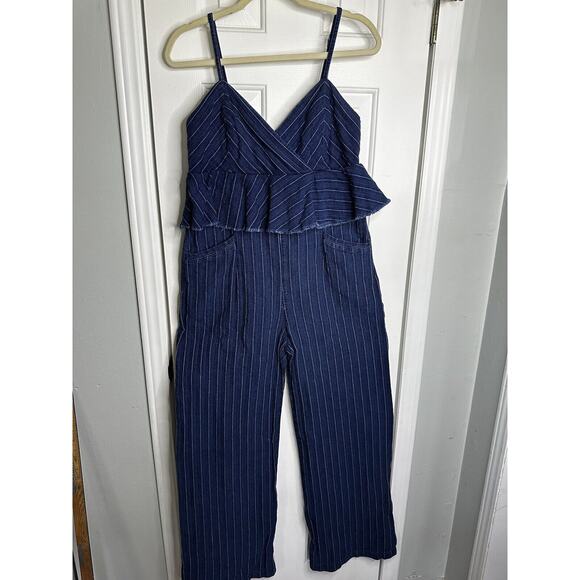ANTHROPOLOGIE ETT:TWA STRIPED JUMPSUIT - Size Medium - Picture 3 of 15